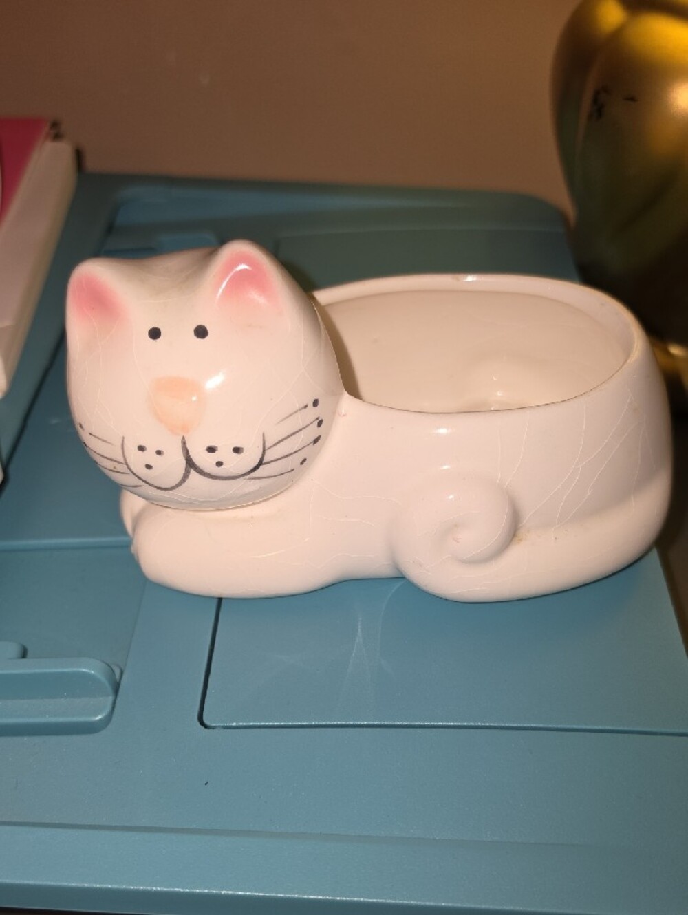 Ceramic Cat Planter